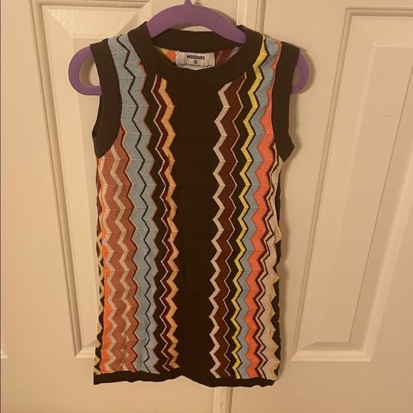 Missoni Other - Missoni Multicolor Zigzag Knit Top